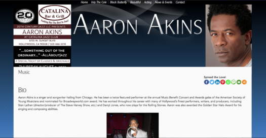 Aaron Akins Jazz Musician - LA Jazz Club Performer