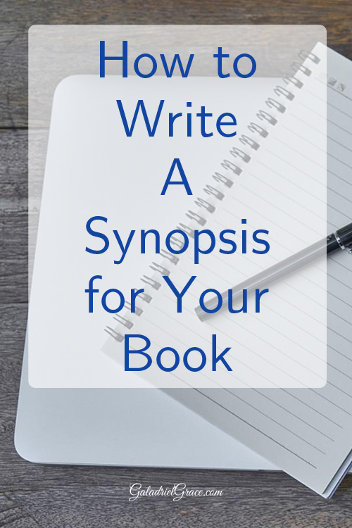 How do I write a synopsis for my book?