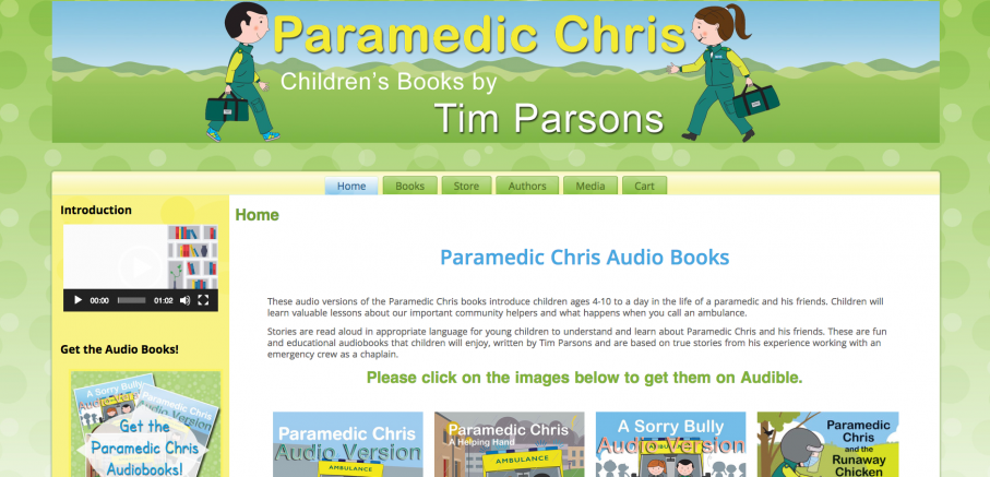 Tim Parsons Paramedic Chris Books for Kids